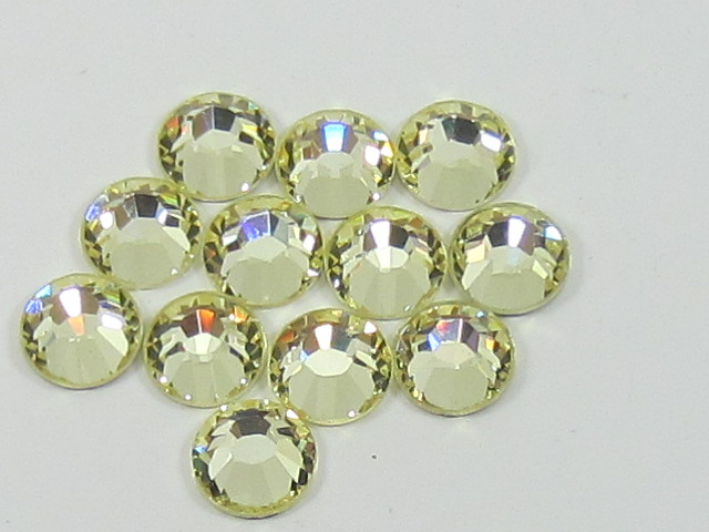 1 Gross 12ss JONQUIL FLATBACK European Rhinestones